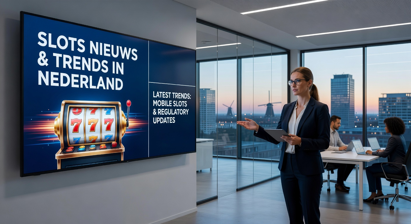 Logo van LeoVegas Studios met Nederlandse vlag en slotsymbolen, symboliserend de lancering van nieuwe games op de lokale markt