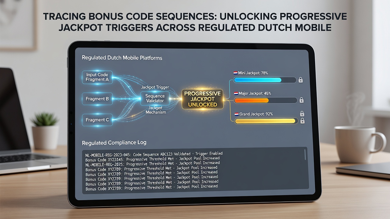 Mobiele slot interfaces met jackpot displays